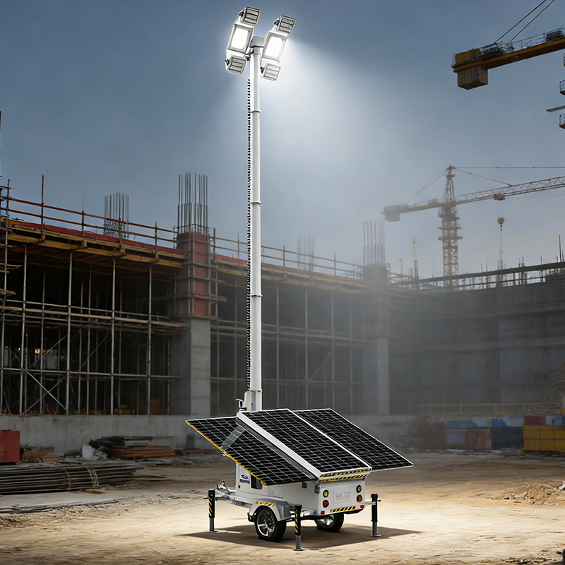 移動式光伏發電儲能應急照明災害報警搶險救災一體化方艙